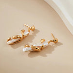 Baroque Pearl Earrings - Alarita