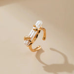 Baroque Pearl Ring - Alarita