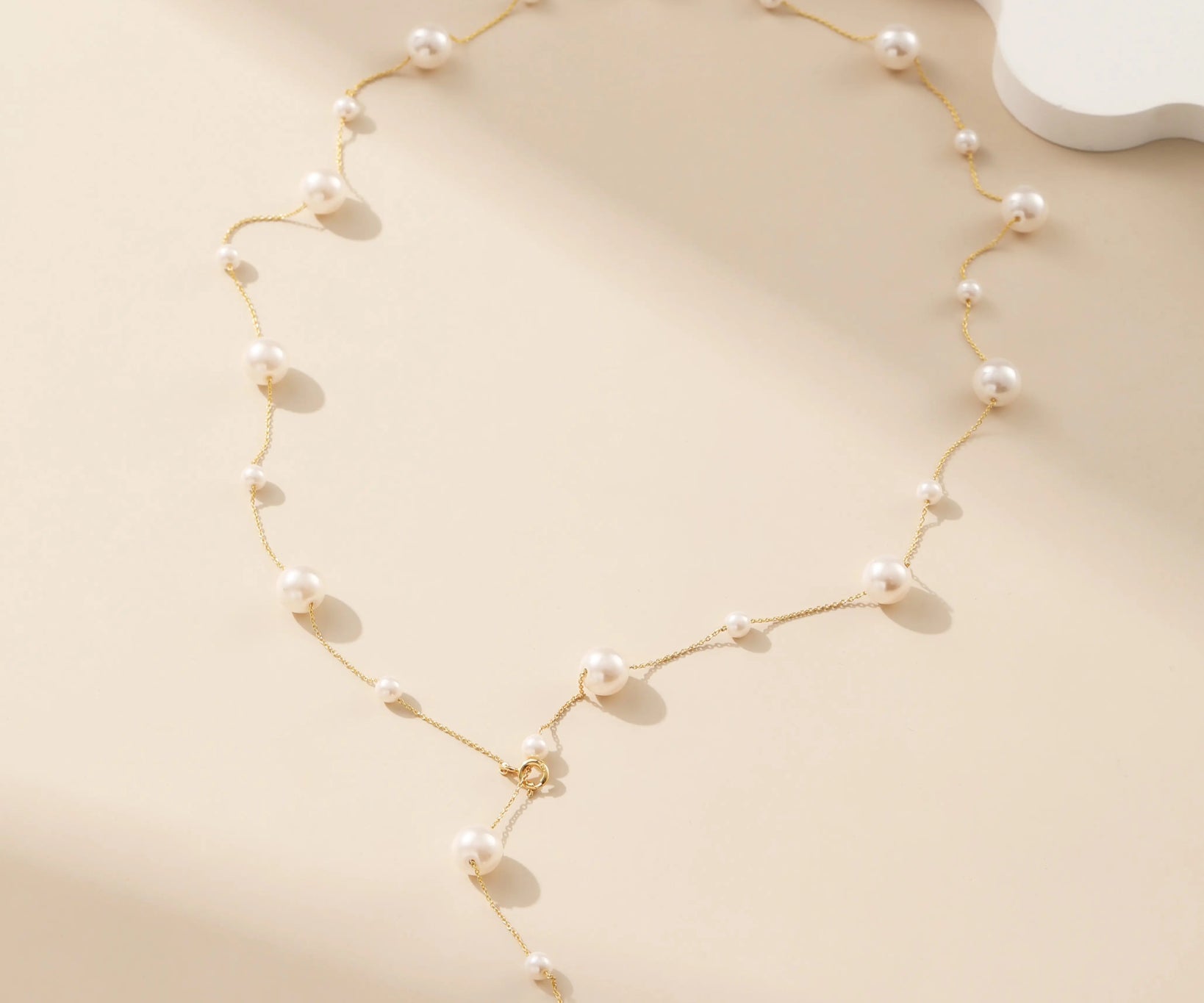 Pearl Satellite Necklace - Alarita