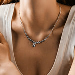 Round High-Shine Gradient Pearl Necklace - Alarita