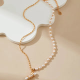 Sterling Silver Baroque Pearl Necklace - Alarita