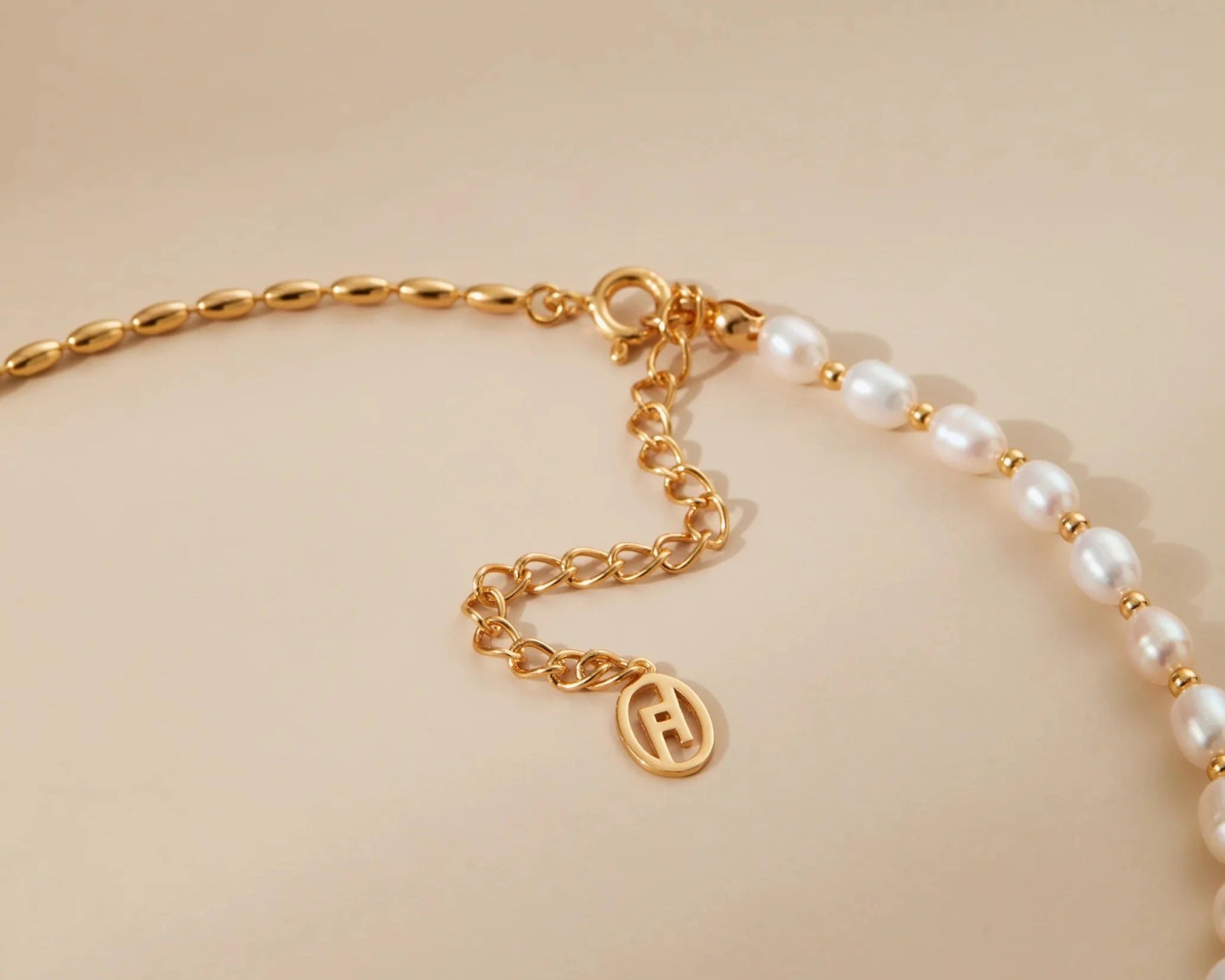 Sterling Silver Baroque Pearl Necklace - Alarita