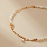 Sterling Silver Pearl Necklace - Alarita