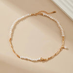 Sterling Silver Pearl Necklace - Alarita