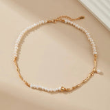 Sterling Silver Pearl Necklace - Alarita