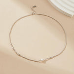 Sterling Silver Round Pearl Necklace - Alarita
