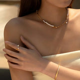 Sterling Silver Shell Pearl Ring - Alarita