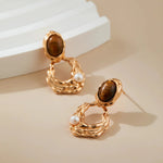 Tiger's Eye Earrings - Alarita
