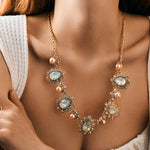 Vintage Large Topaz Necklace - Alarita