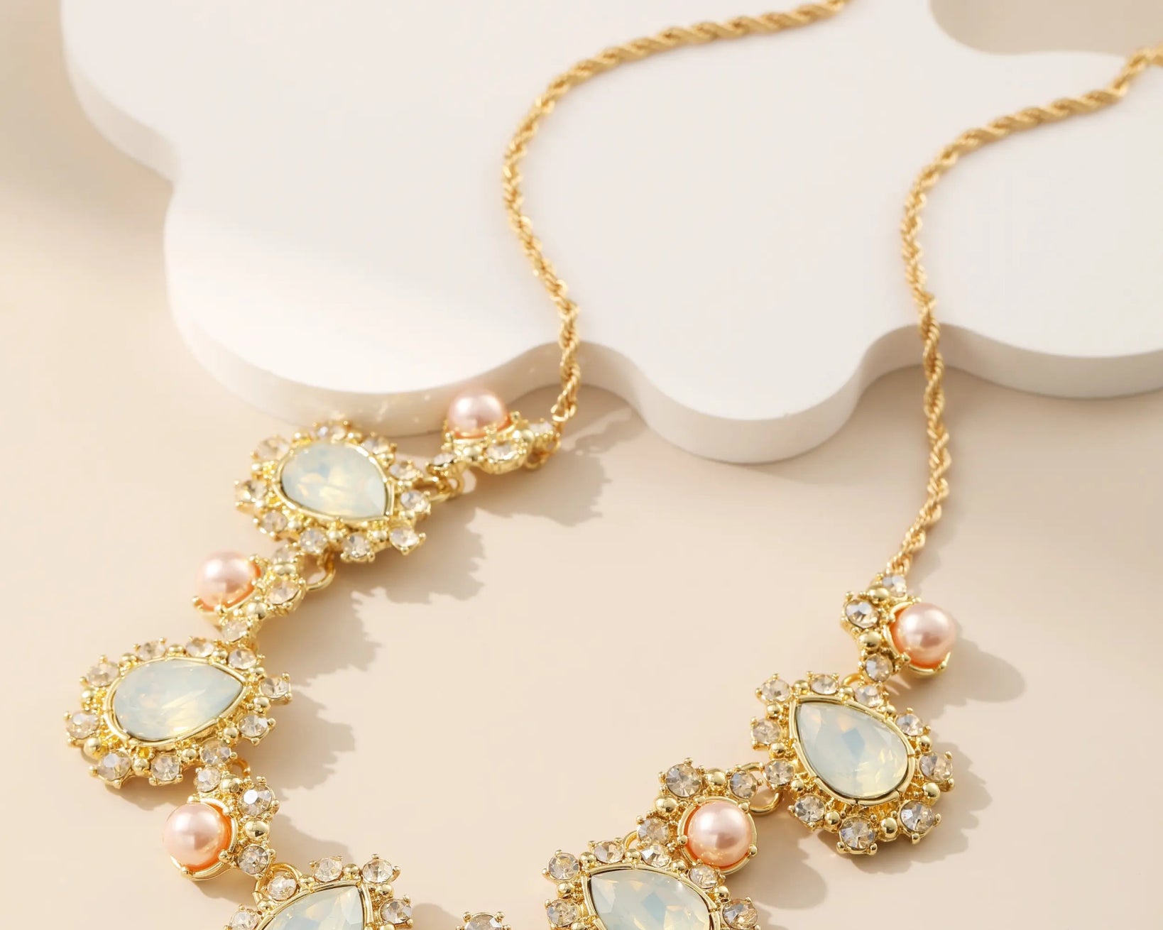 Vintage Large Topaz Necklace - Alarita