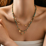 Vintage Star Pendant Necklace - Alarita