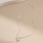 Aquamarine Pendant Necklace
