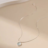 Aquamarine Pendant Necklace