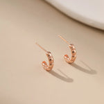 Beaded Huggie Earrings