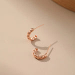 Beaded Huggie Earrings