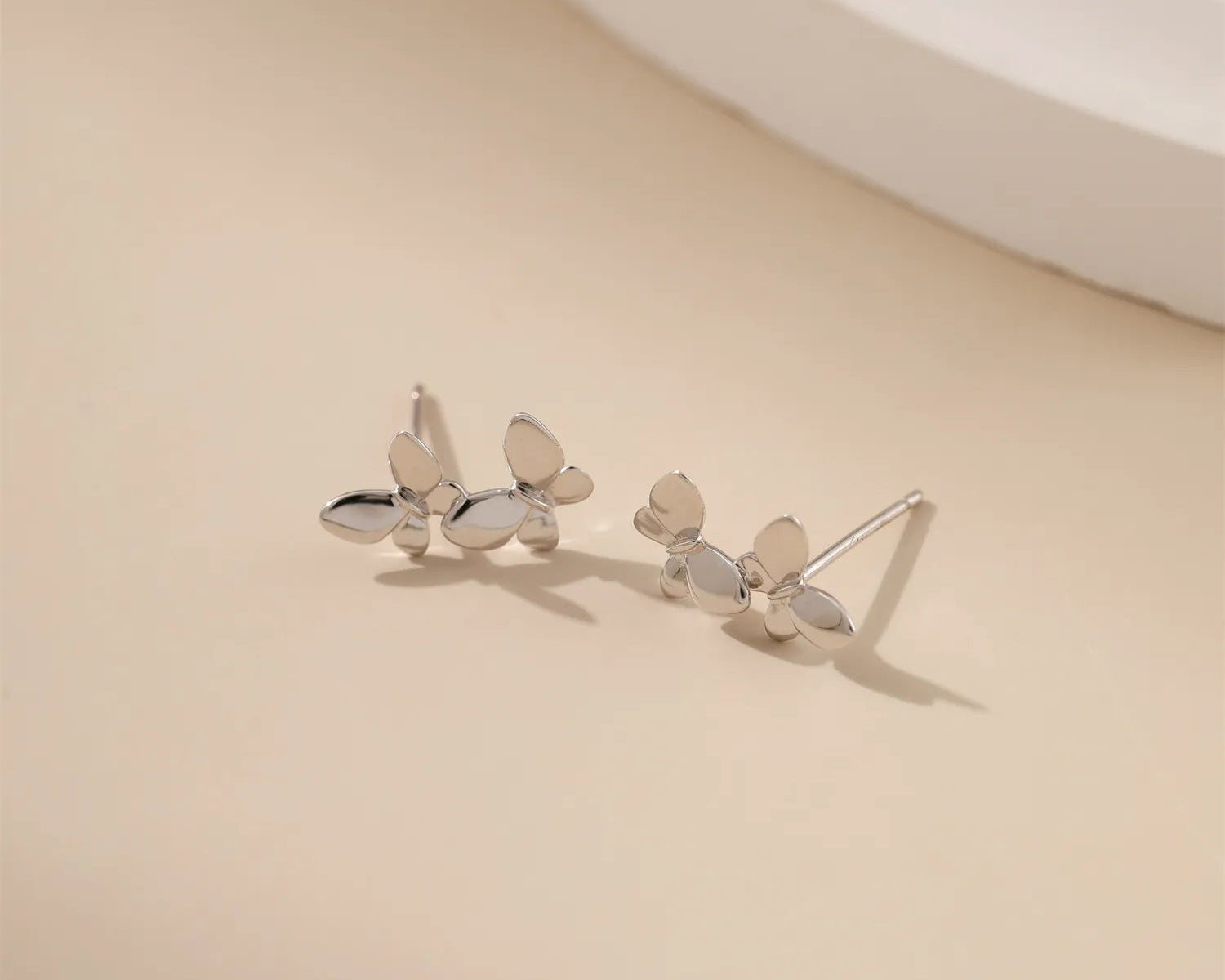 Double Butterfly Studs Alarita Jewelry
