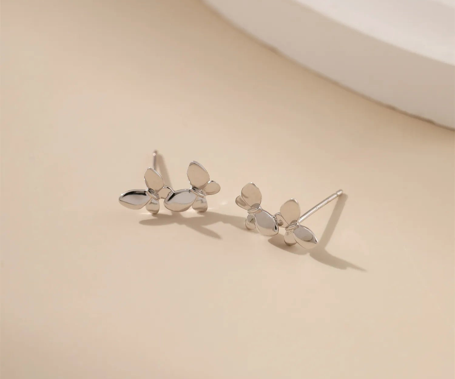 Double Butterfly Studs Alarita Jewelry