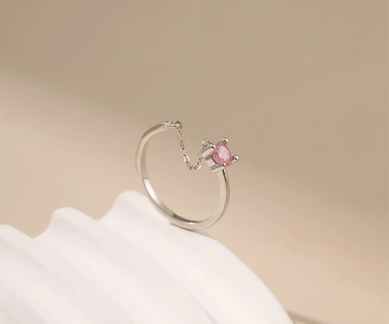 Micro-Set Pink Diamond Ring Alarita Jewelry