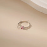 Micro-Set Pink Diamond Ring Alarita Jewelry