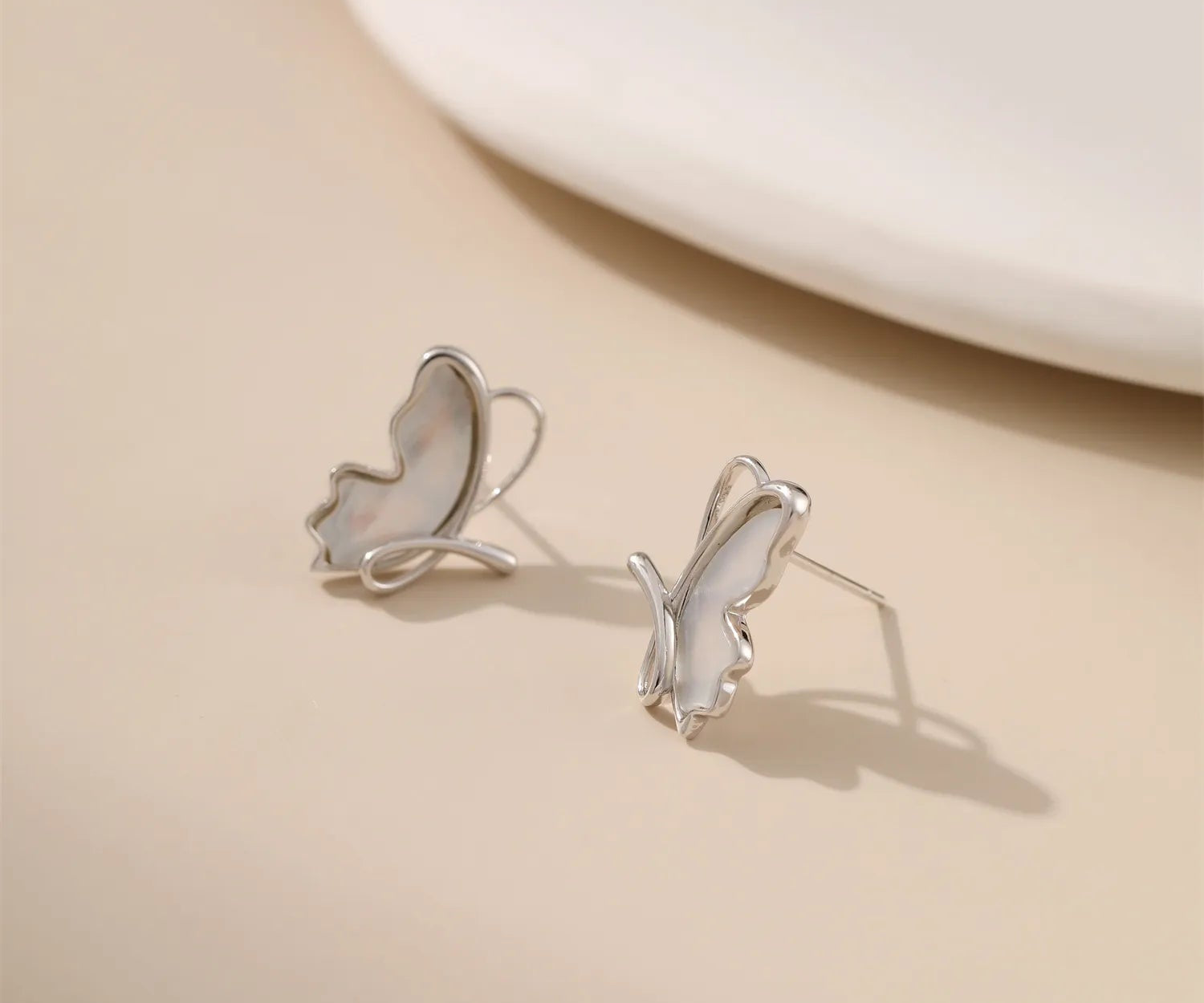 AlaritaShop Online JewelryMother-of-Pearl Butterfly Earrings