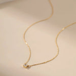 Square CZ Pendant Necklace Alarita Jewelry