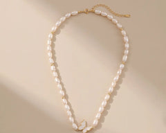 Natural Freshwater Mother-of-Pearl Butterfly NecklaceNecklaces Alarita Jewelry