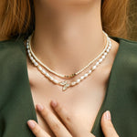 Pearl French Nugget Necklace