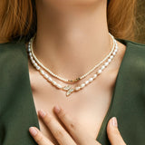 Pearl French Nugget Necklace