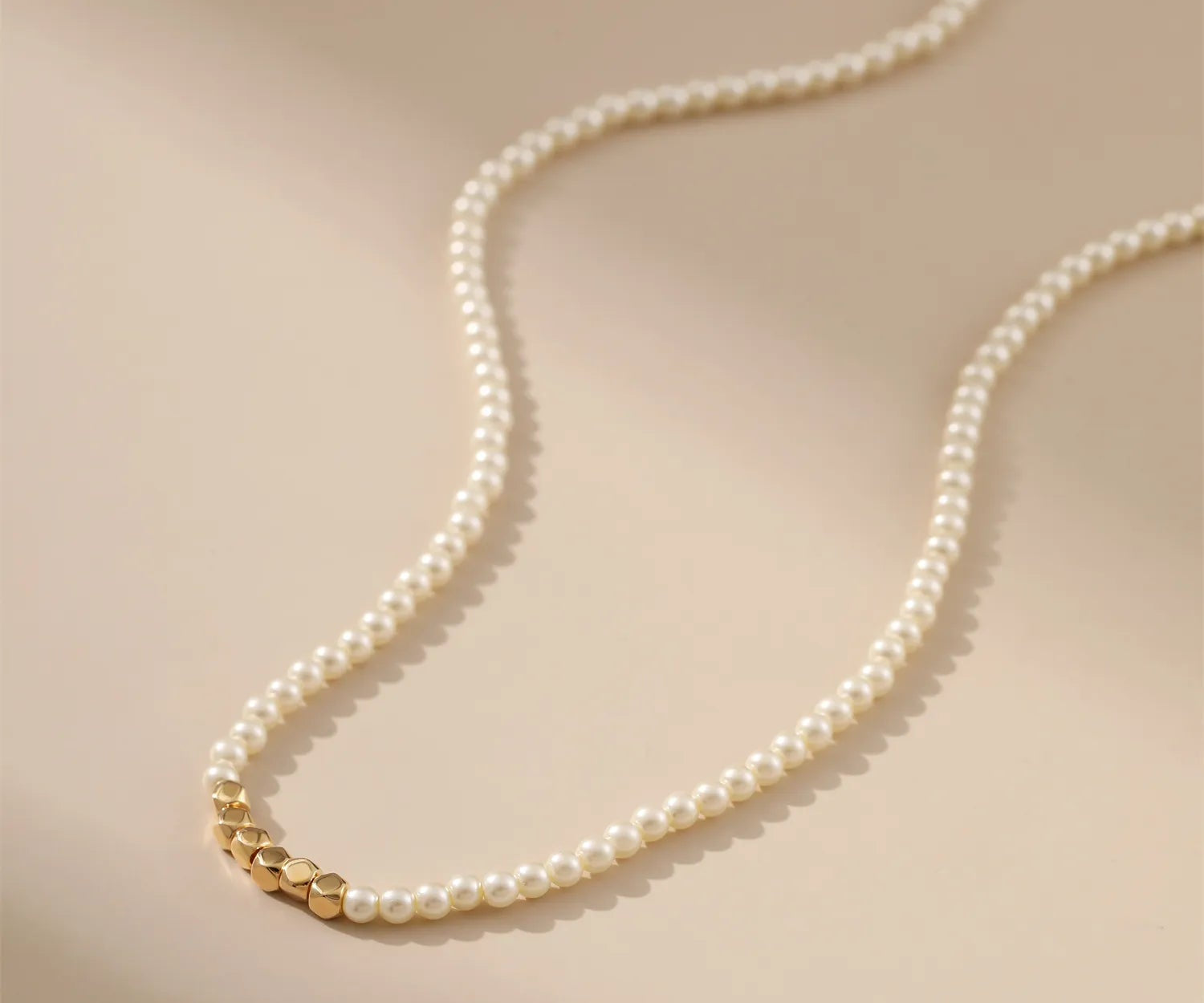 Pearl French Nugget Necklace