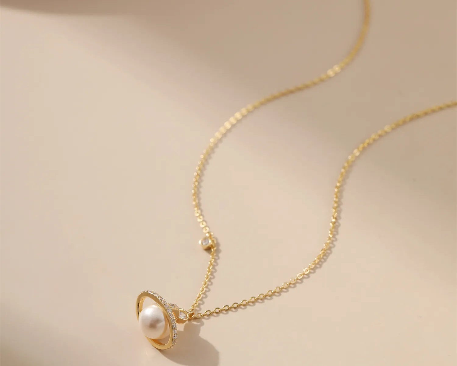 Pearl Planet Necklace