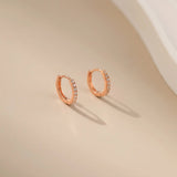 Earrings Alarita Jewelry Pavé Zircon Hoops