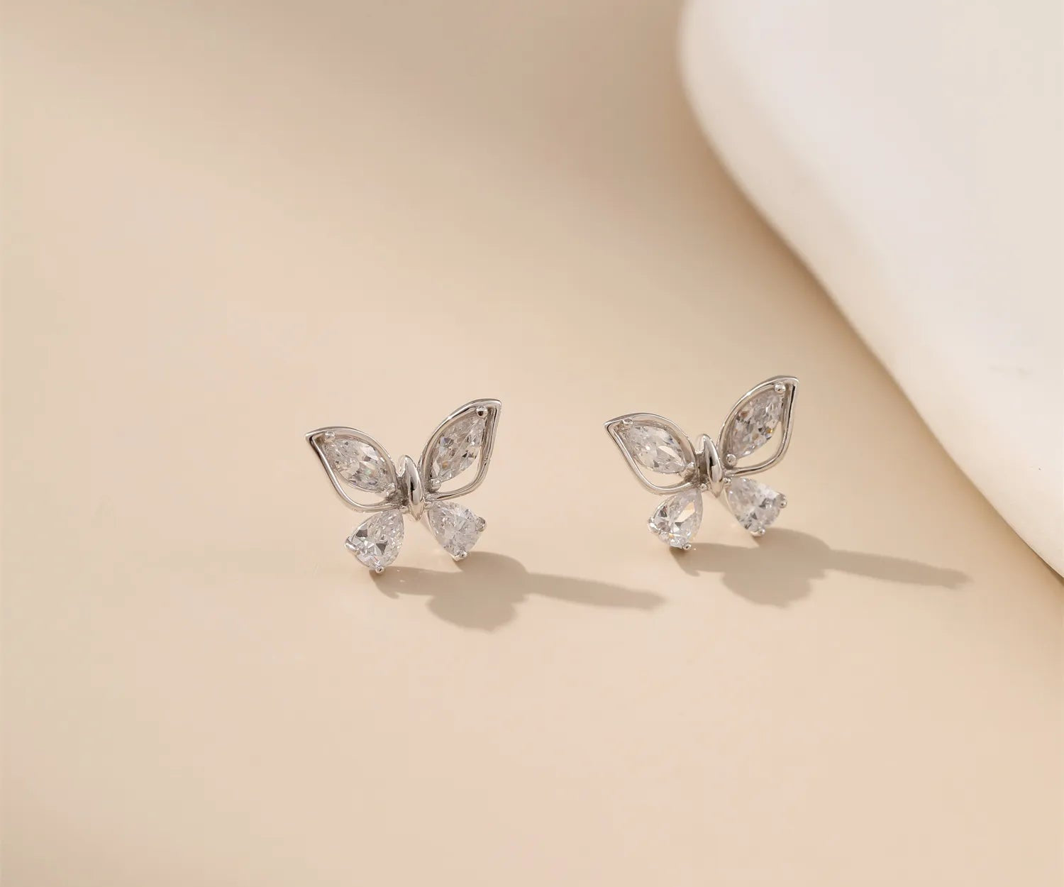 Zirconia Butterfly EarringsAlarita Jewelry
