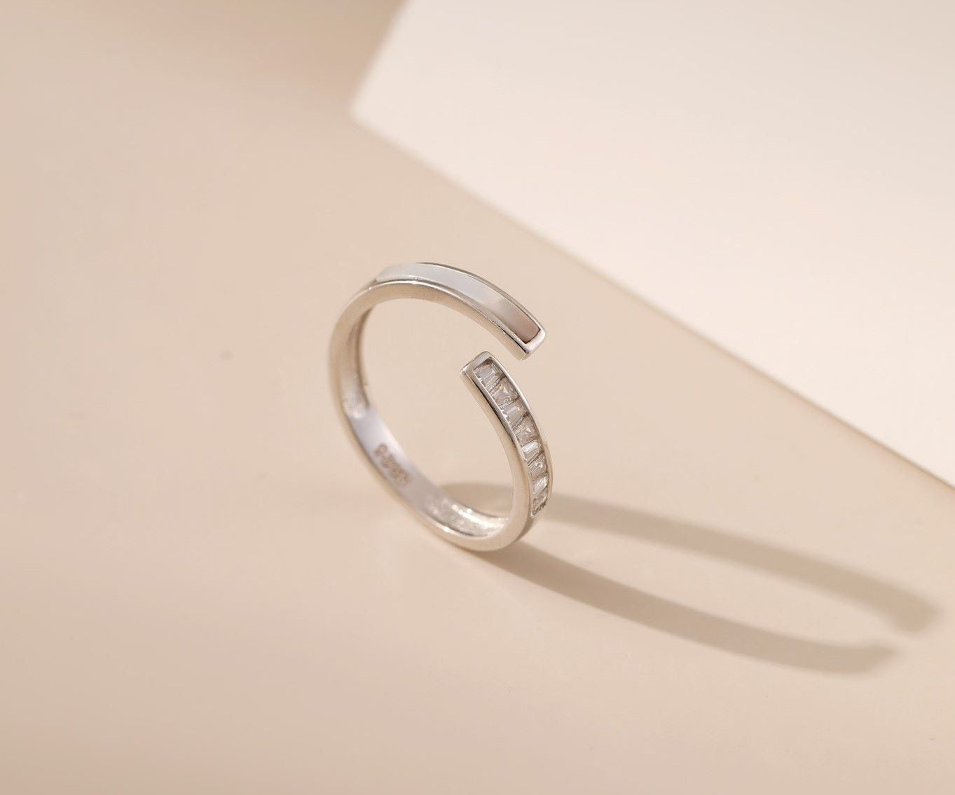 Baguette Cubic Zirconia Ring - Alarita