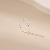 Baguette Opal Moonstone Ring - Alarita