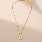 Mother of Pearl Shell Necklace - Alarita
