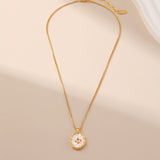 Mother of Pearl Shell Necklace - Alarita