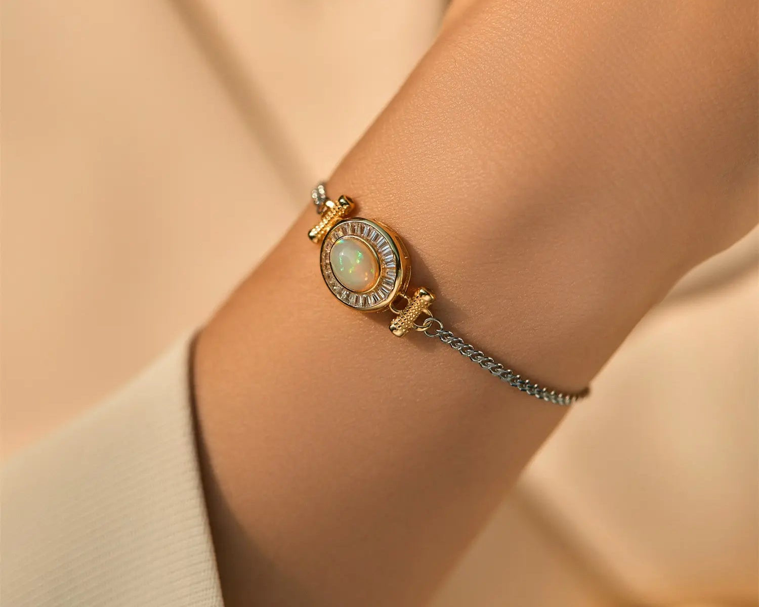 Natural Australian Opal Bracelet - Alarita