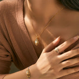 Natural Australian Opal Vintage Necklace - Alarita