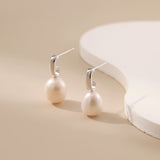 Nura Drop Pearl Earrings - Alarita