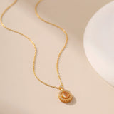 Orange Diamond Necklace - Alarita