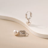 Pearl Huggie Earrings - Alarita