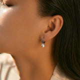 Pearl Huggie Earrings - Alarita
