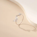 Silver Bow Knot Ring - Alarita