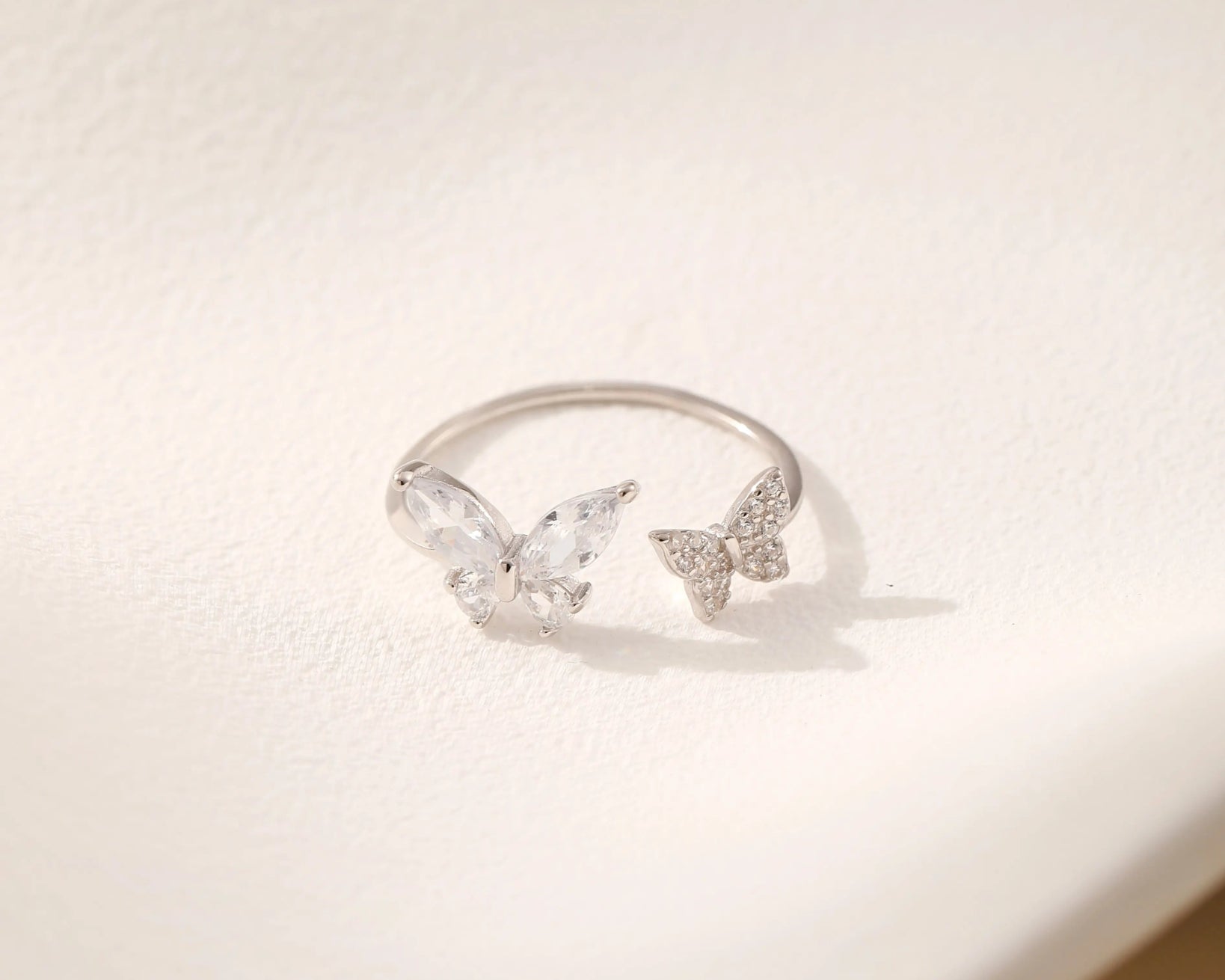 Silver Bow Knot Ring - Alarita