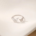 Silver Bow Knot Ring - Alarita