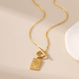 Vintage Roman Portrait Pendant Necklace - Alarita