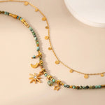 Vintage Star Pendant Necklace - Alarita