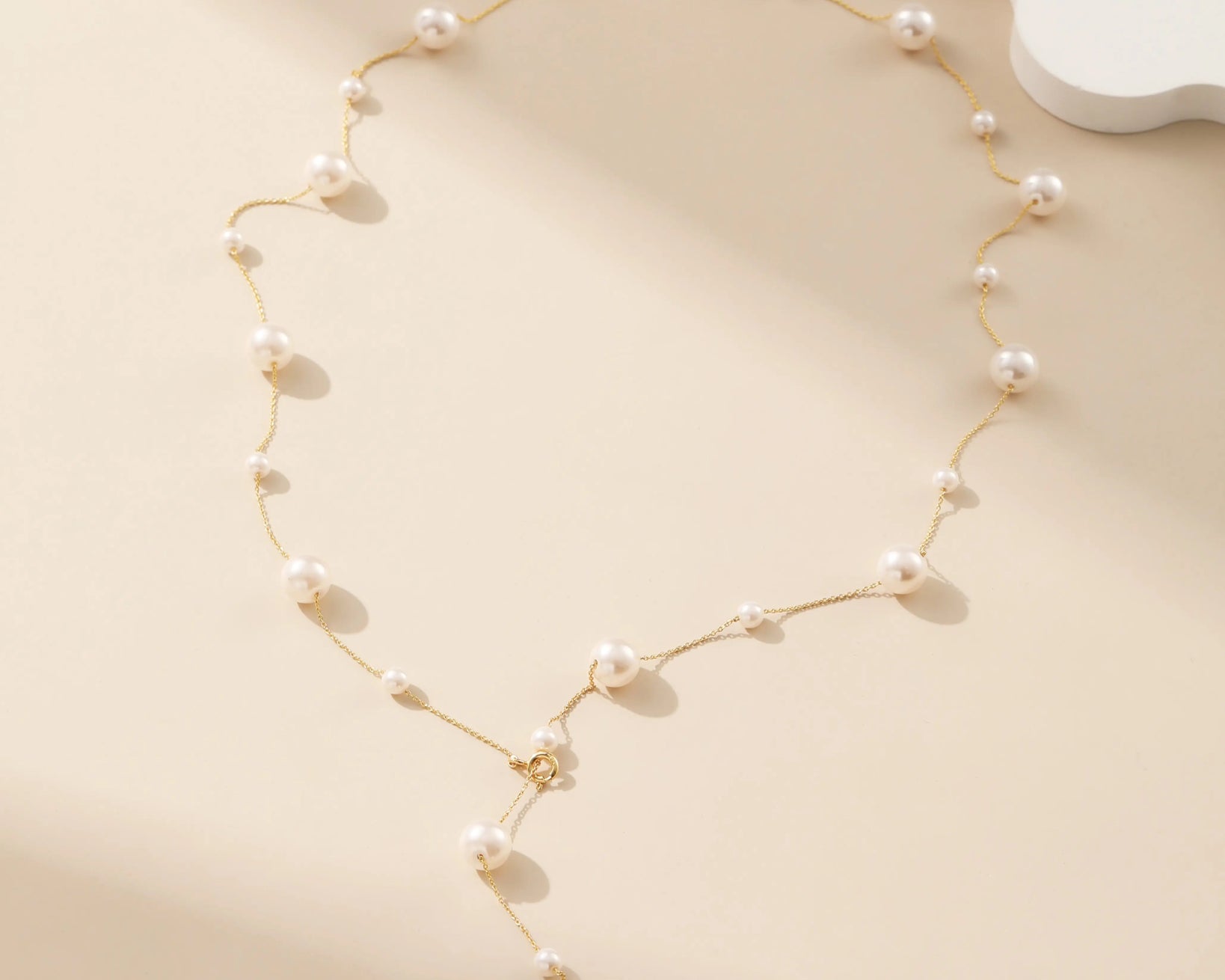 Pearl Satellite Necklace - Alarita