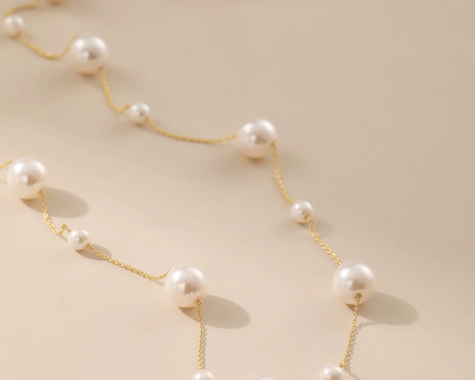 Pearl Satellite Necklace - Alarita