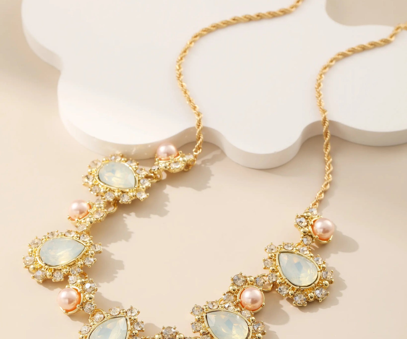Vintage Large Topaz Necklace - Alarita